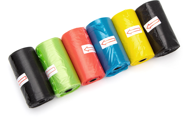 Pack de 6 bolsas de Basura Excrementos Perros